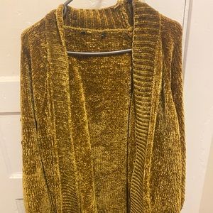 Super soft gold cardigan